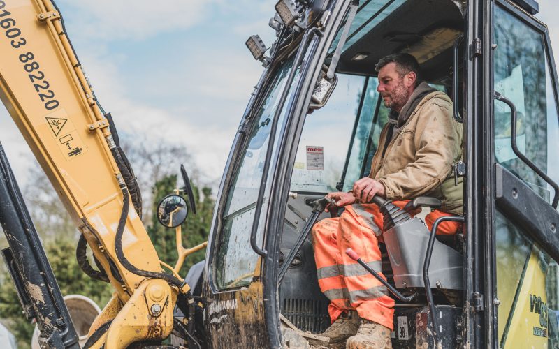 AJT Contracting. The Best Norwich Groundworks for residential and commercial projects - Blanc Creative Commercial Photography